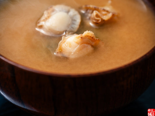 ほたてみそ汁の原料事情