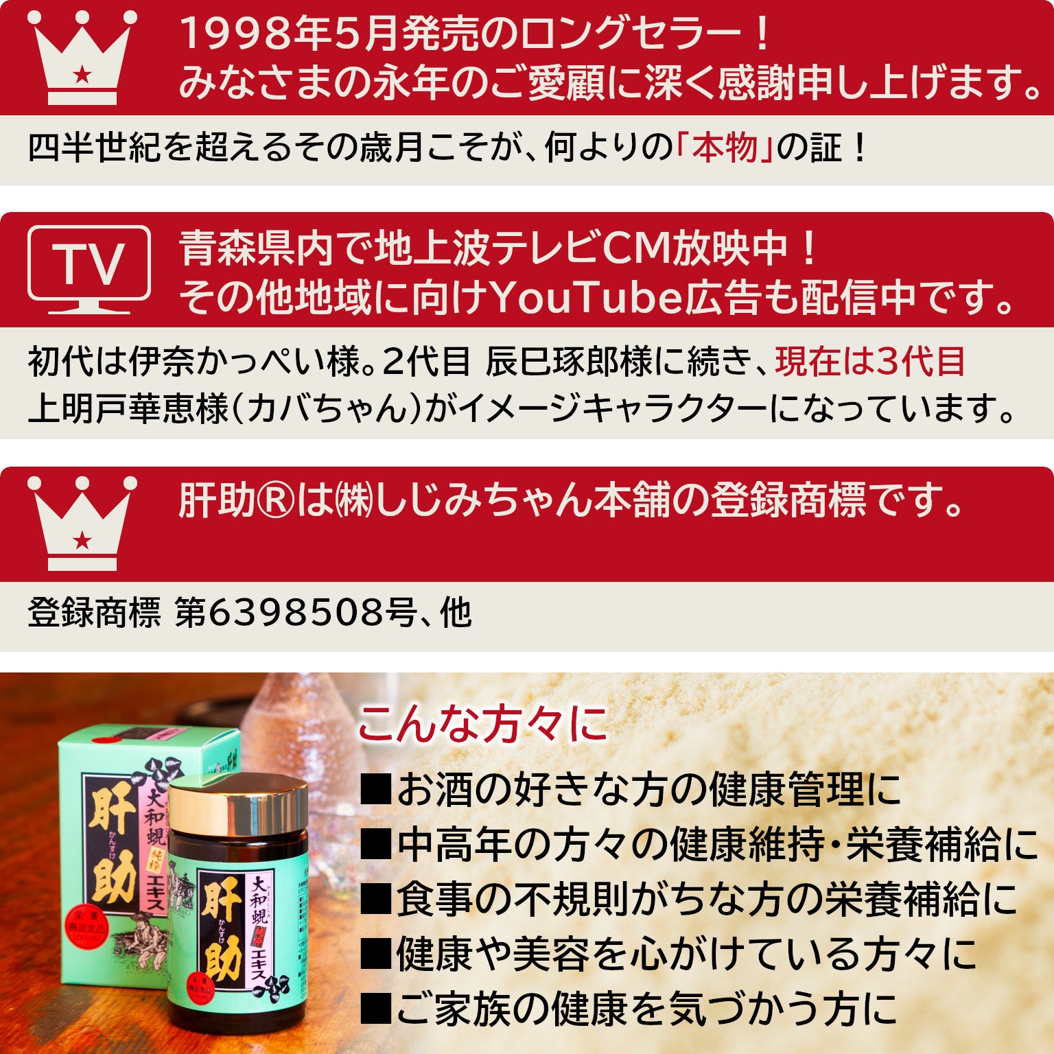 送料無料】国内産 大和蜆純粋エキス肝助(200粒入)｜しじみちゃん本舗