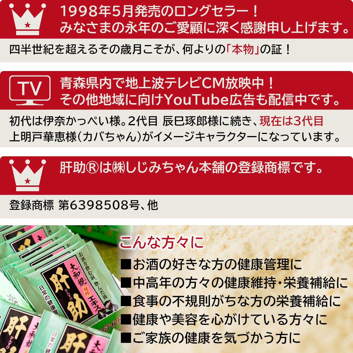 肝助(6粒×30袋入)のメディア情報他